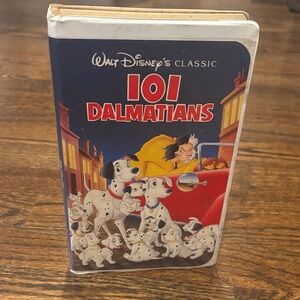 Vintage Disney’s 101 Dalmatians VHS 1992 Black Diamond edition